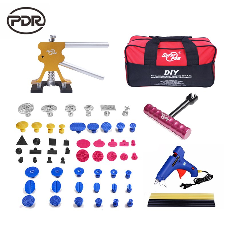 Pdr Tool Car Dent Removal Kit Car Body Repair Tools Dent Lifter Glue Tabs