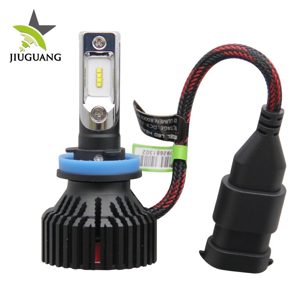 Super Bright 6500K 8000lm H7 9005 9006 H10 9012 H8 H11 Car LED H11 LED Headlight Bulb H7