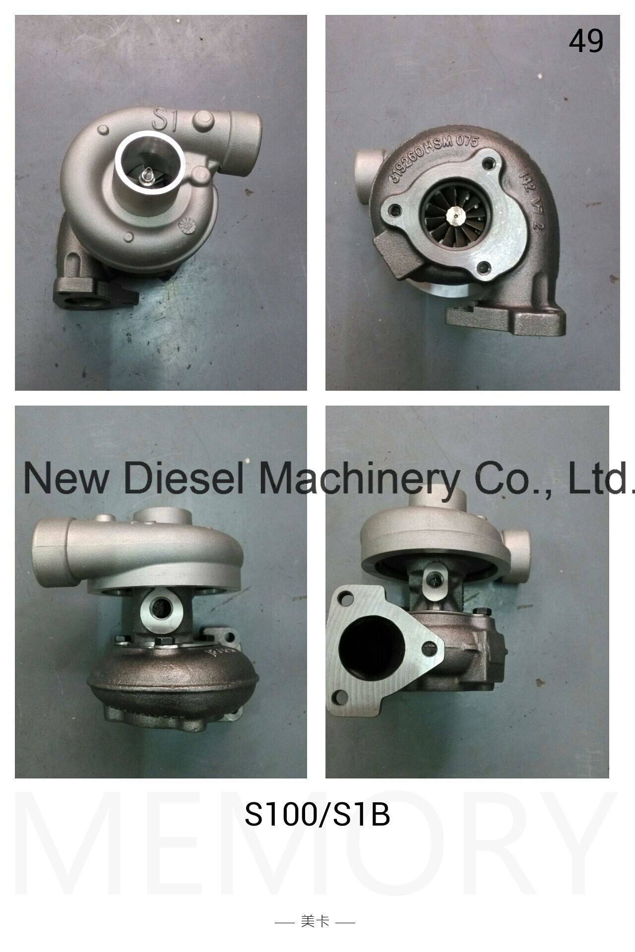 Deutz Bf4m2012c Engine Parts Turbocharger (318279)