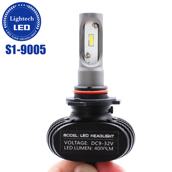 Lightech S1 12V LED Fog Light 8000lumen 72W 9005 H3 COB LED Headlight for Cars and Motorcycles