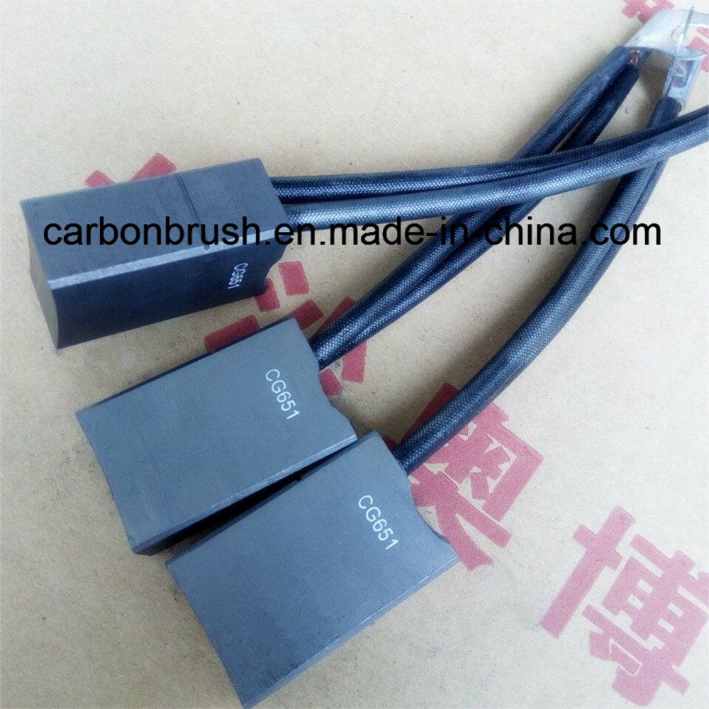 Manufacturer Copper Carbon Brush CG651 For Motor