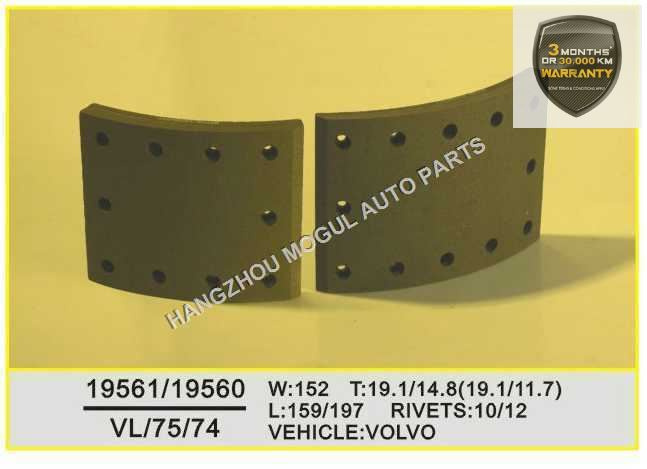 Hot Sale Brake Lining for Heavy Duty Truck (VL/75/74)