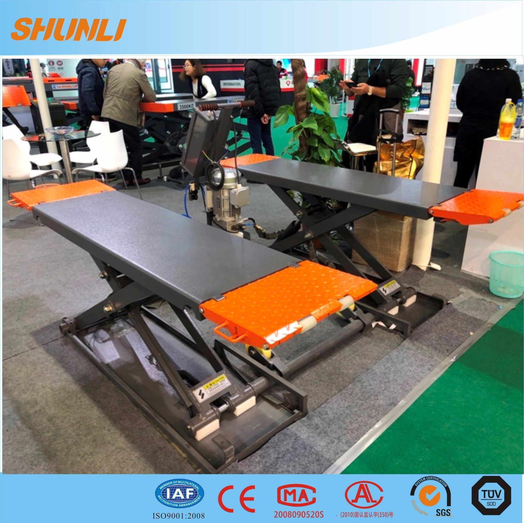 3000kg Hydraulic Drive on Ground Movable Small Scissor Lift