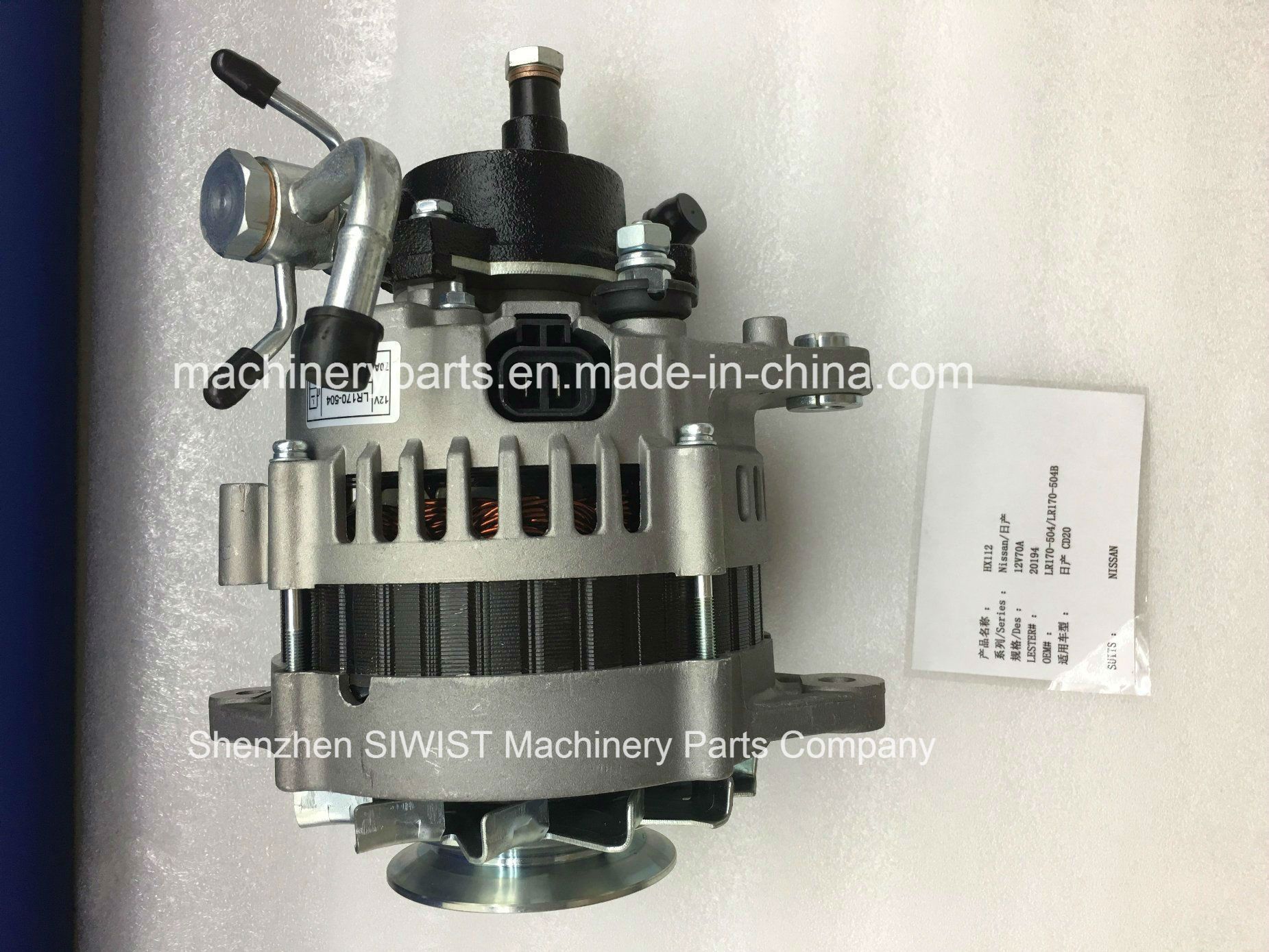 Alternator Lester 20194 Lr170-504 Lr170-504b Lr170-502q Lr170-502p Lr170-502c Lr170-502b Lr170-417f Lr170-417e Llr170-417c Lr170-417b for Nissan CD20