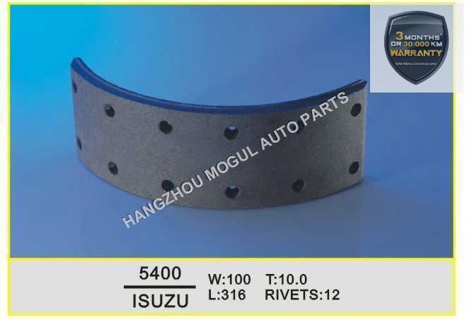 Brake Lining for Japanese Truck Made in China (5400)