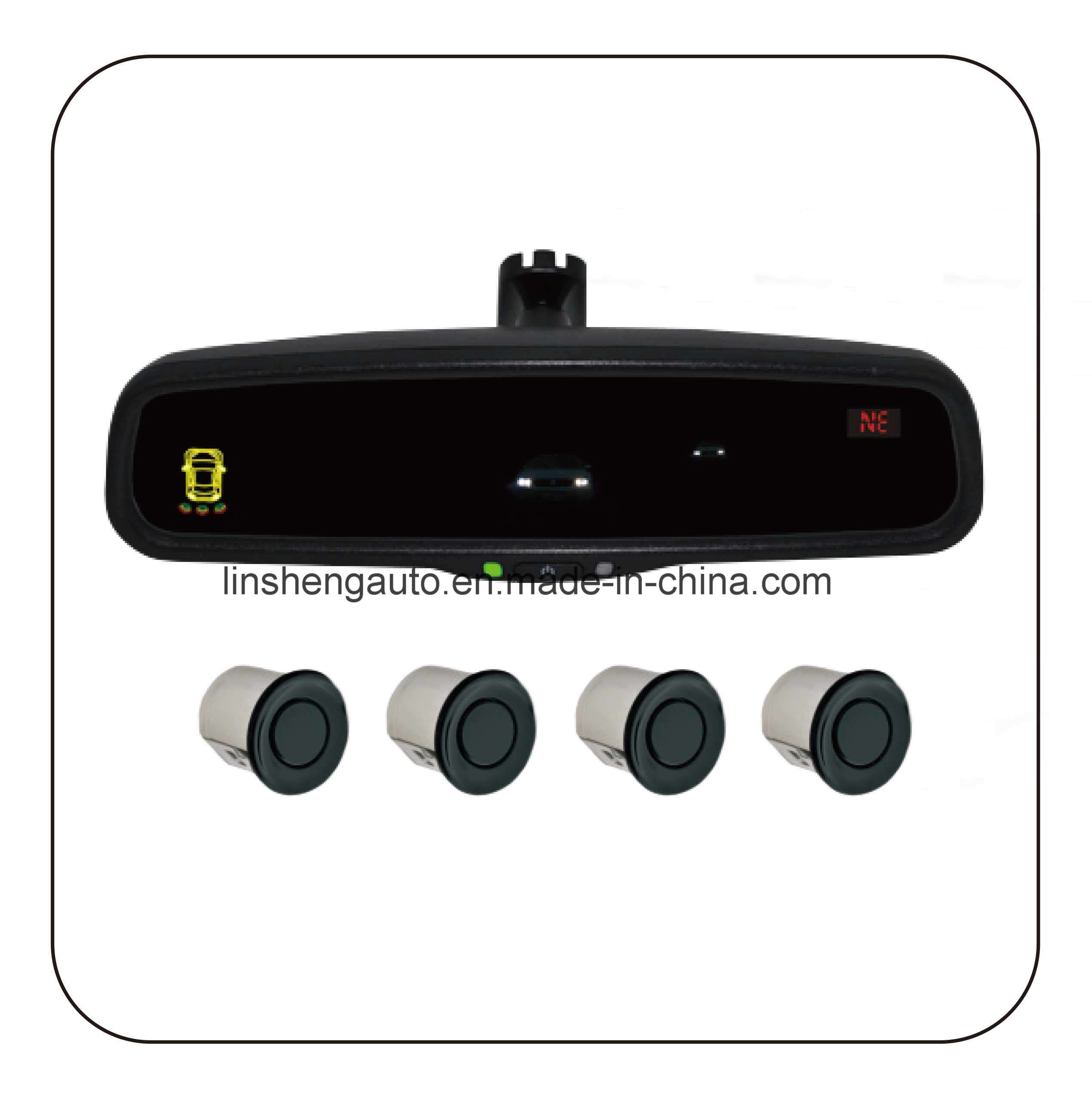 Auto-Dimming Rearview Safety Mirror with Parking Sensors