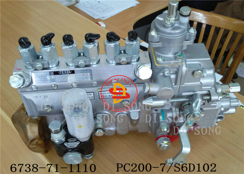 PC200-7-S6d102 Spare Parts Injection Pump (6738-71-1110)