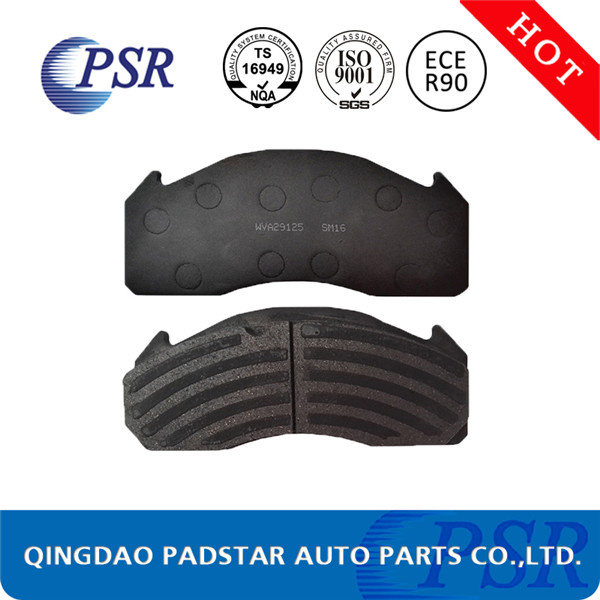 Chinese Producer Direct Sale Good Price Wva29125 Truck Disc Brake Pad for Mercedes-Benz