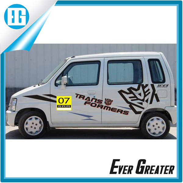 2016 Big Promotional Advertising Transformers Stickers for Car Body