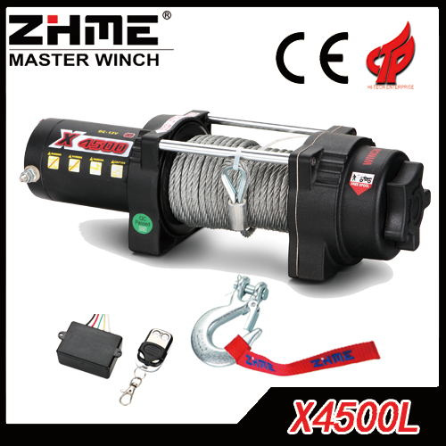 12V ATV/UTV Electric Winch with 4500lbs Cable Pulling