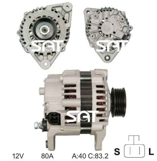 Hitach Alternator Lr180-756 Alt32159 13789