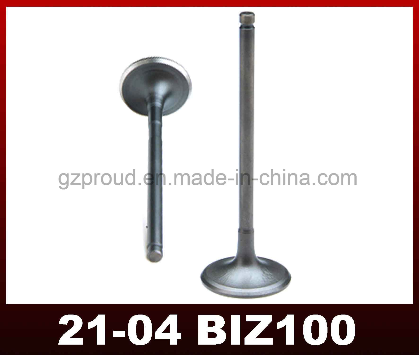 Biz100 Engine Valve High Quality Motorcycle Parts
