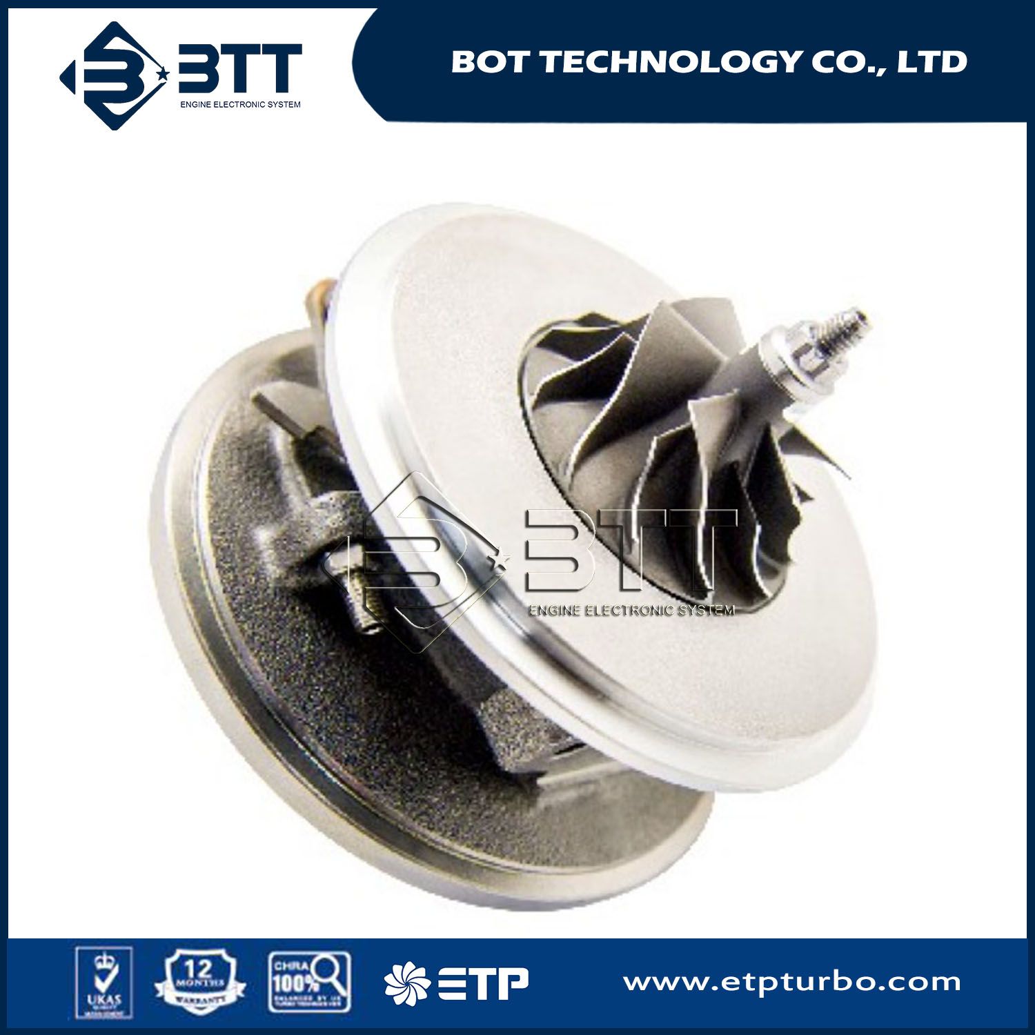 Turbocharger Core Cartridge Chra 714467	Gta1749vm	433395-0025	Ford 	Mondeo Tdci/Transit Di-4 Cyl. -2.0L Di D	Duratorq Dl 125HP