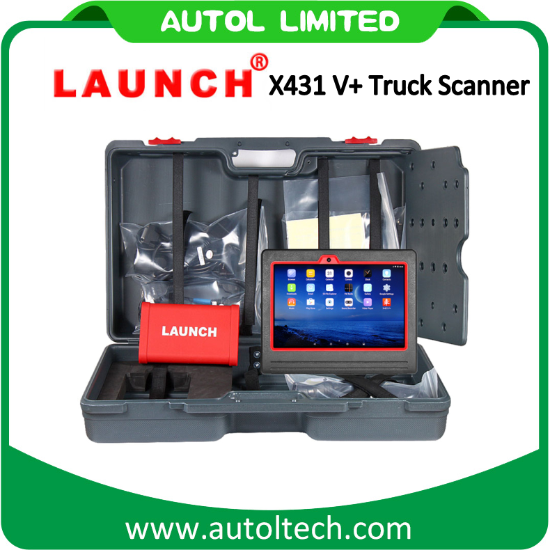 Launch X431 Heavy Duty Diesel 12V 24V Truck Diagnostic Box Work for X431 V+/PRO3/Pad II From Shenzhen Launch Distributor