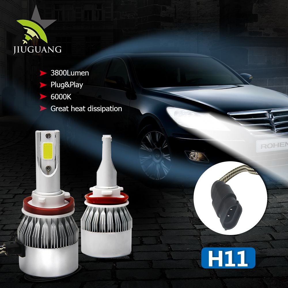 Hot Selling 12V 3800lm COB LED Car Headlight Kit