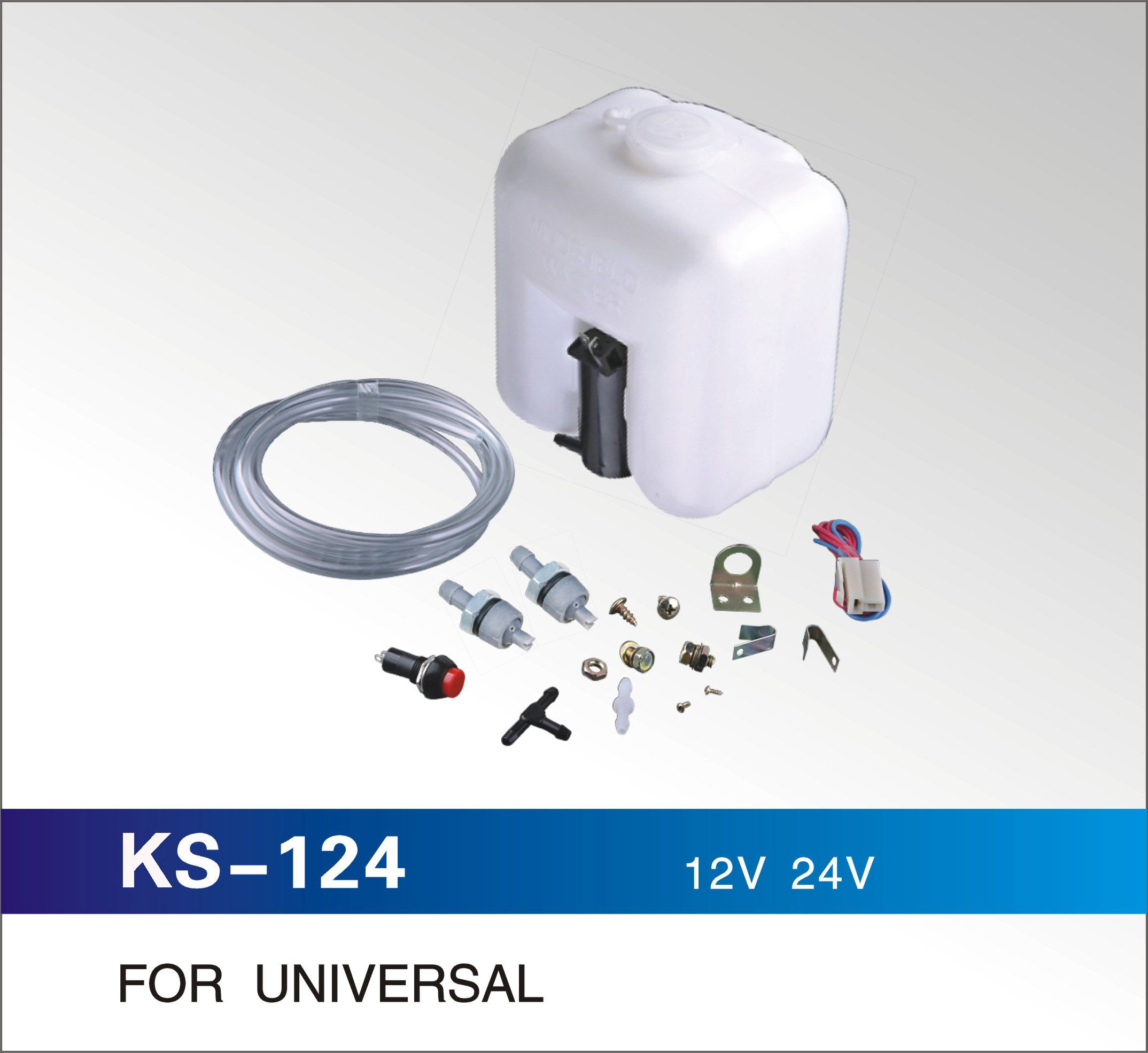 Universal Type Windshield Washer Bottle for Cars, Trucks, Buses, OEM Quality, Cheap Price