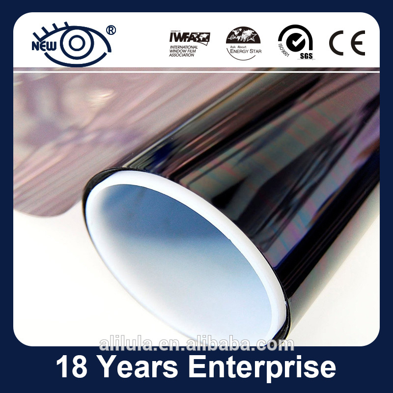 Heat Reduction Anti-Glare 1ply Car Glass Window Dyed Film