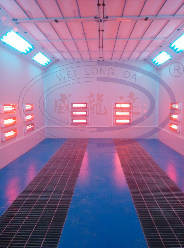 Electric Heated Down Draft Standard Car Spray Booth