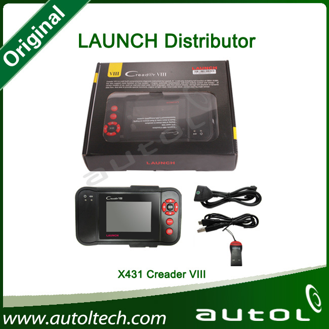2015 New Released Original Auto Code Reader Launch X431 Creader VIII Equal to Crp129 Creader8 Update Via Launch Offical Website