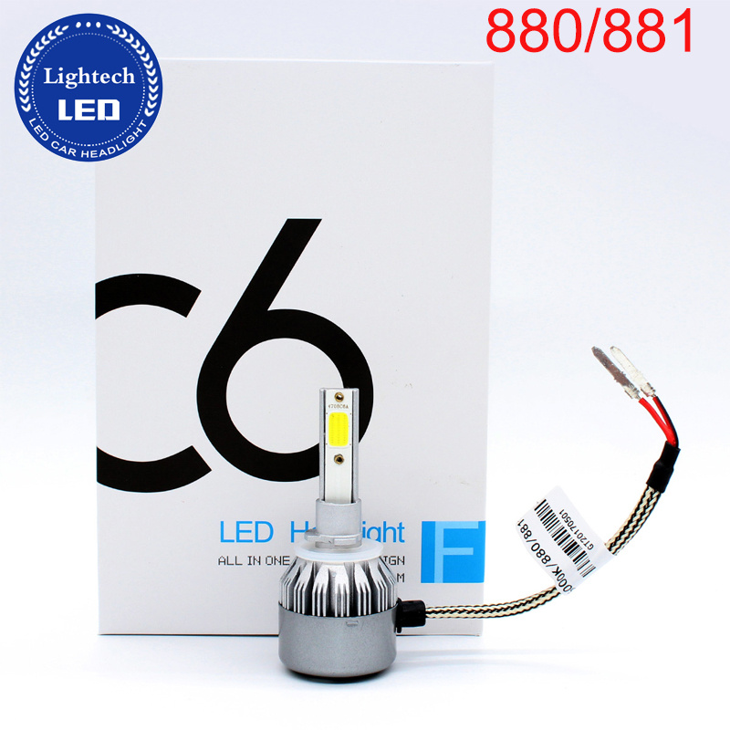 Super Bright 36W 8000lm LED Headlight C6 Car LED Light H1 H3 H7 H10 H11 Hb3 Hb4 H16 5202 Car LED Headlight Kit 880 881 LED Fog Light