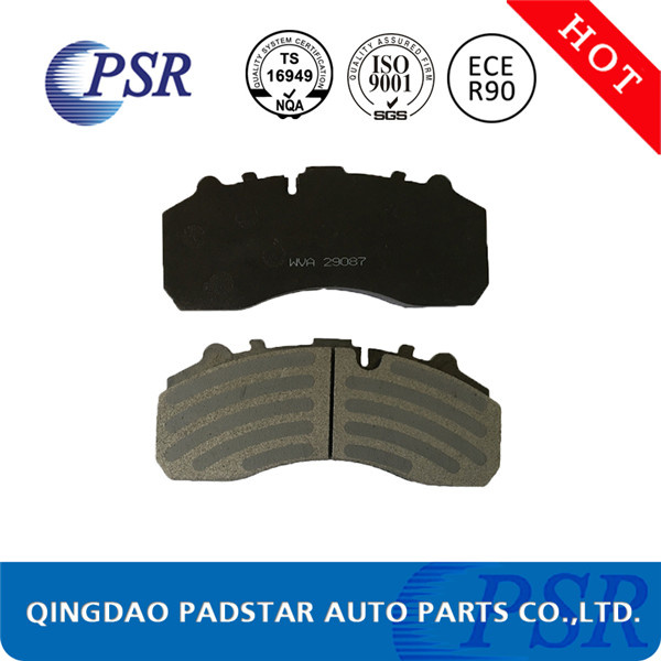 Chinese Manufacturer Wva29087 Emark Truck & Bus Disc Brake Pad for Mercedes-Benz