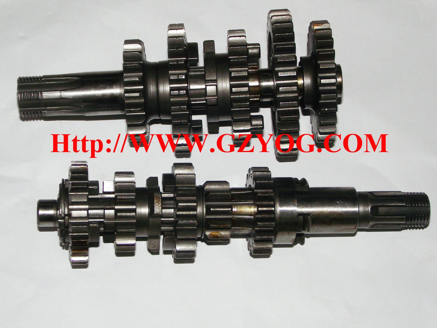 Yog Motorcycle Spare Parts Engine Maid Counter Shaft Complete Main Spindle Gear Box