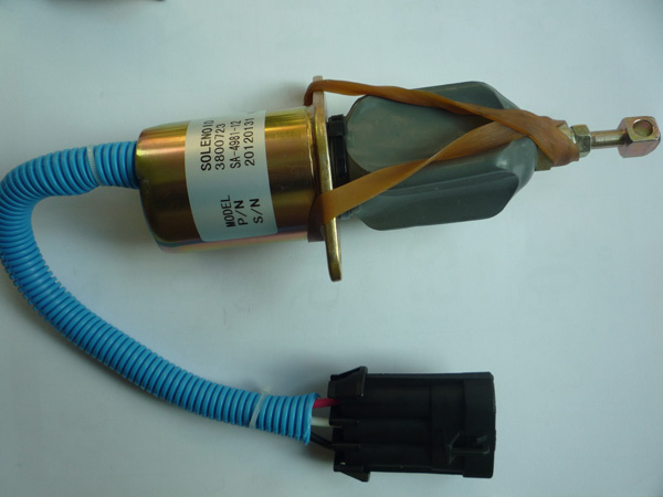3800723 Stop Solenoid for Cummins Excavator Spare Parts