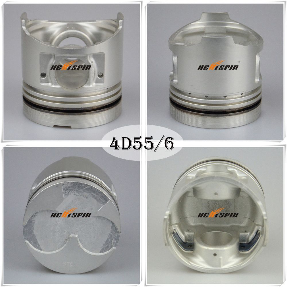 Japanese Diesel Engine Auto Parts 4D55/4D56 Piston for Mitsubishi with OEM MD103308/MD050011