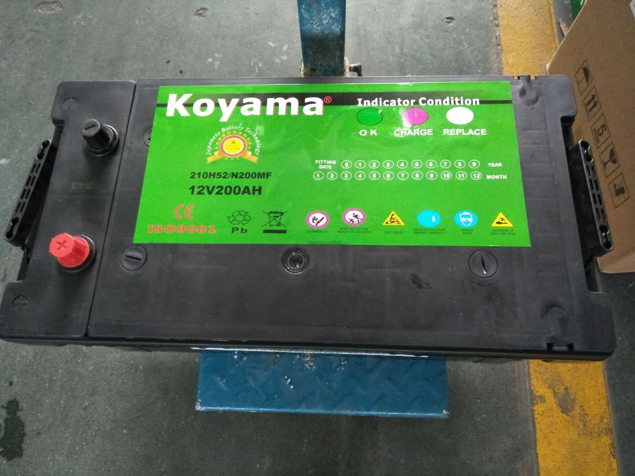 N200-Mf Heavy Duty 12V200ah Car Storage Battery