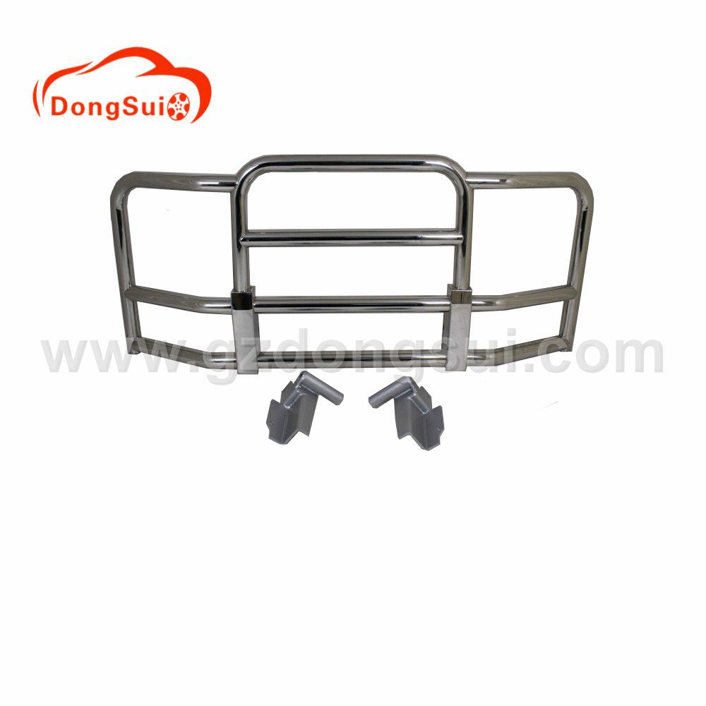 Freightliner Cascadia 304 Stainless Steel Deer Front Bumper Grille Guard