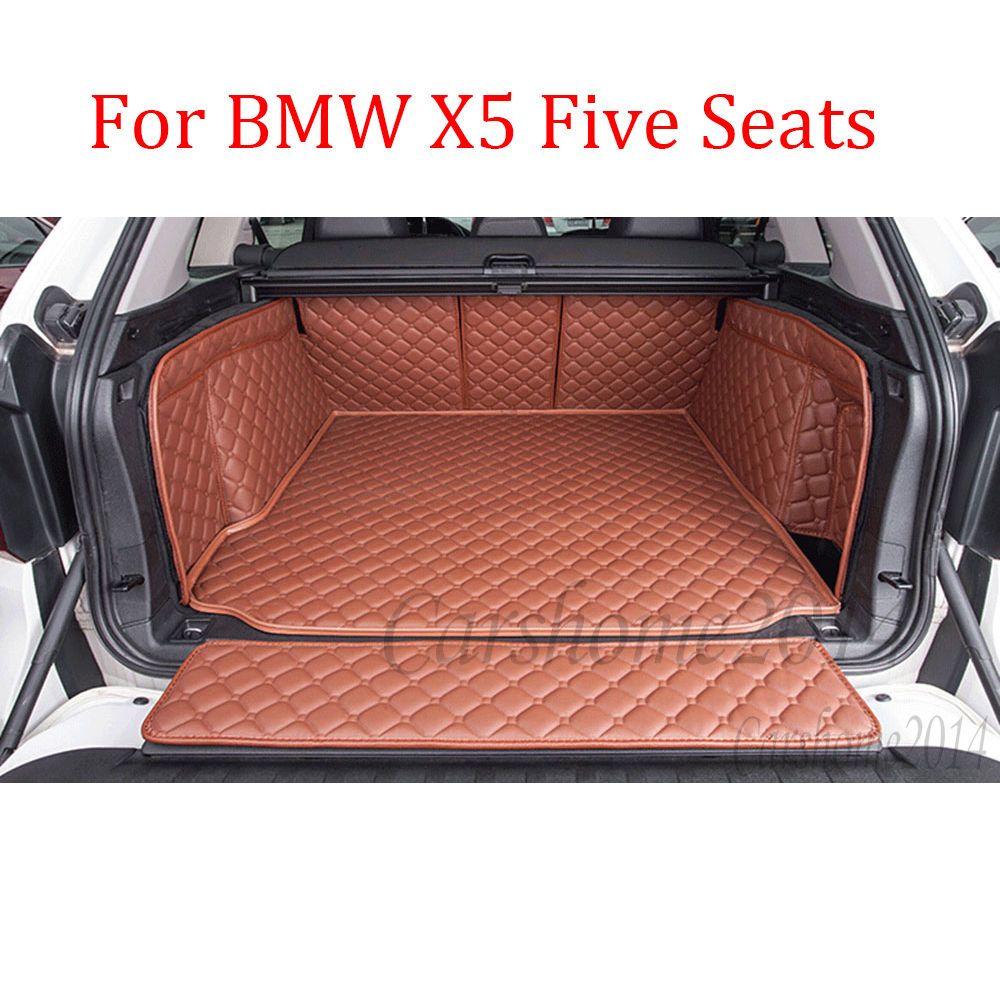 for BMW X5 5-Seats 2007-2013 Trunk Mat Cargo Liner Auto Car Mats Waterproof