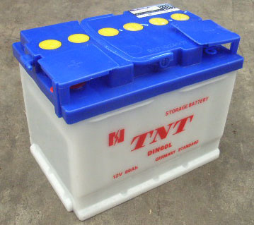 Dry Charge Battery Automoblie Battery Rechargeable Storage Battery (DIN60L)
