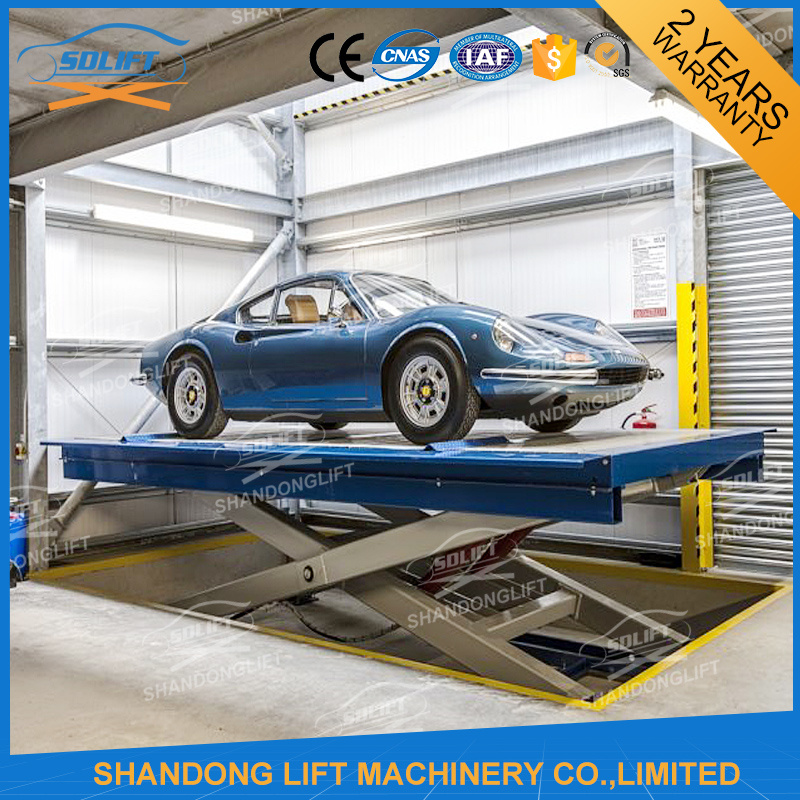 Hydraulic Lift Platform Electric Car Scissor Lift with Ce