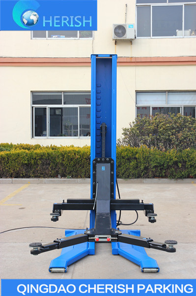 Single Post Car Parking Lift