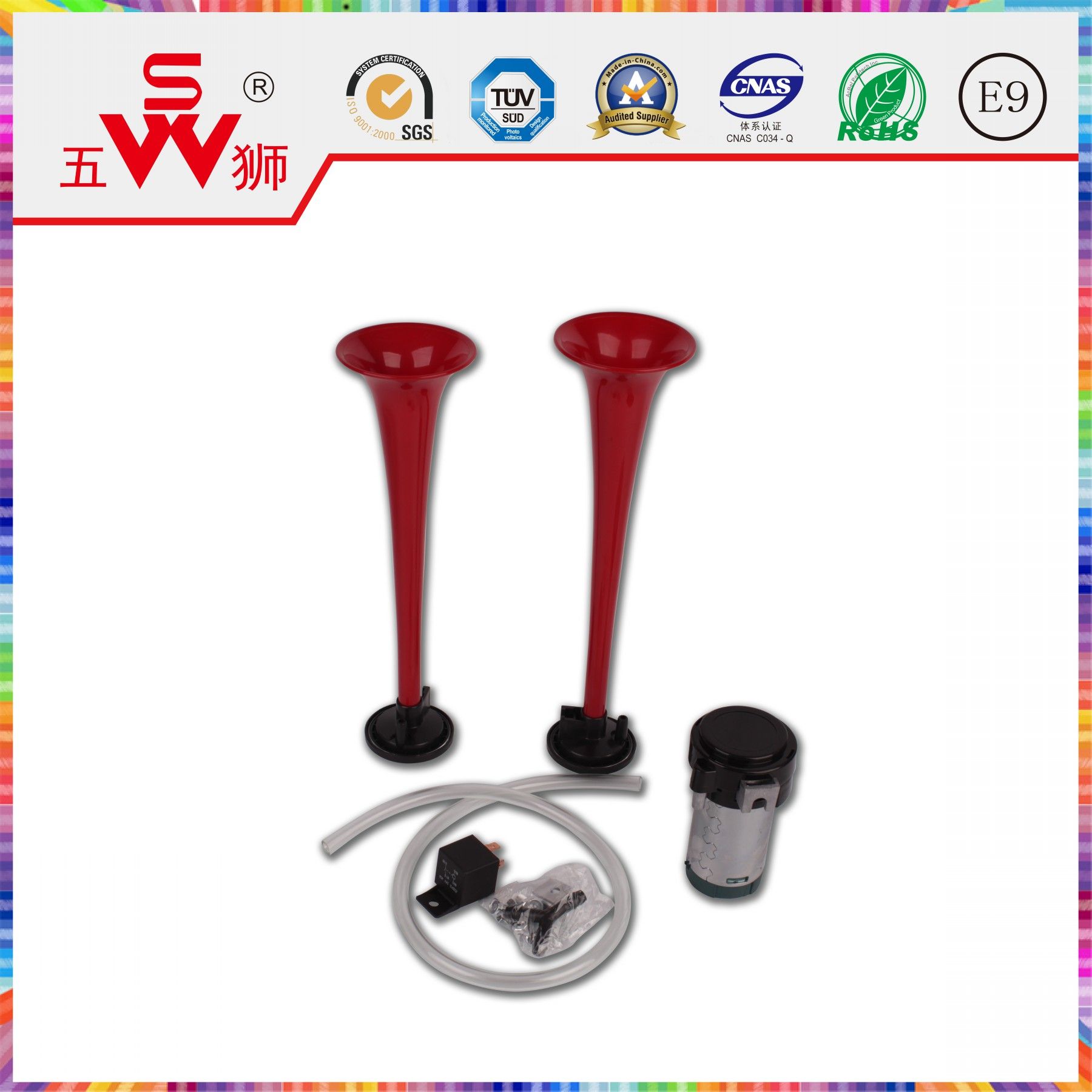 12V Car Speaker with Compressor for Auto Parts