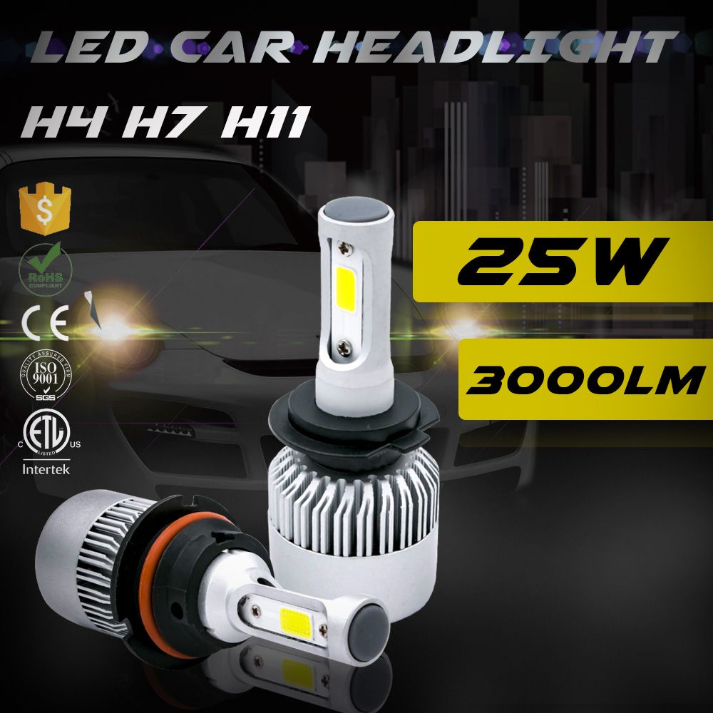 Car H4 LED Headlight Bulb, LED Headlight Car, 5X7 LED Headlight