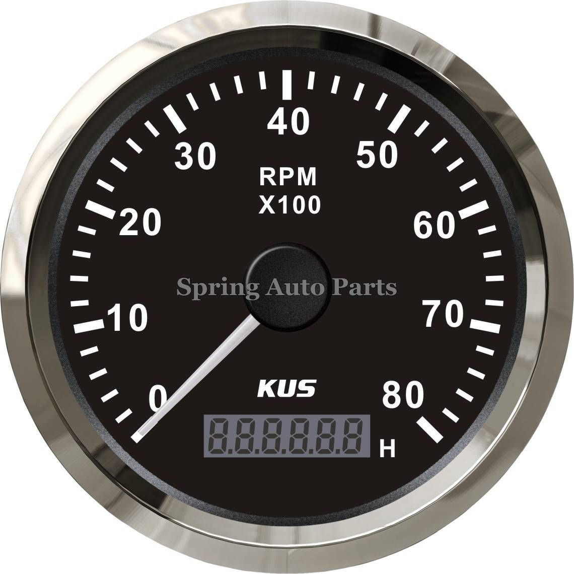 85mm Tachometer Rpm Meter 0-8000rpm for Boat Yacht Car Truck Tractor