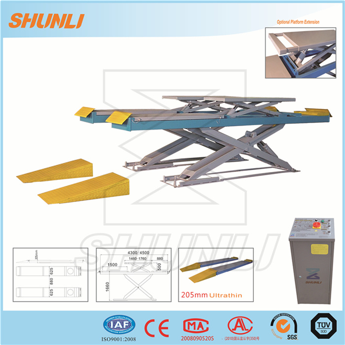 Shunli Factory 3.5t Car Hydraulic Garage Lift for Sale Germany
