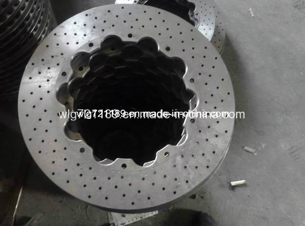 Drilled Holes and Slotted Lines Brake Disc