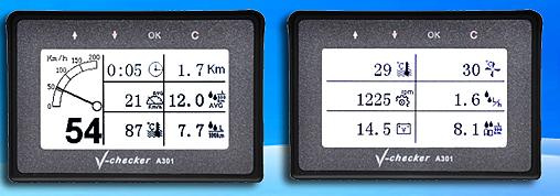 Car Trip Computer, OBD Multi-Function Trip Computer V-Checker A301