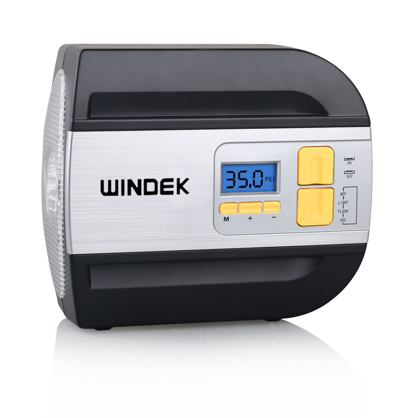 Automatic 12V Portable Car Air Compressor Digital Tire Inflator with Preset Function