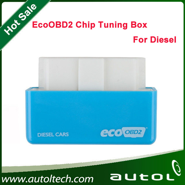 Plug and Drive Eco OBD2 Diesel Chip Tuning Box Blue Lower Fuel and Lower Emission