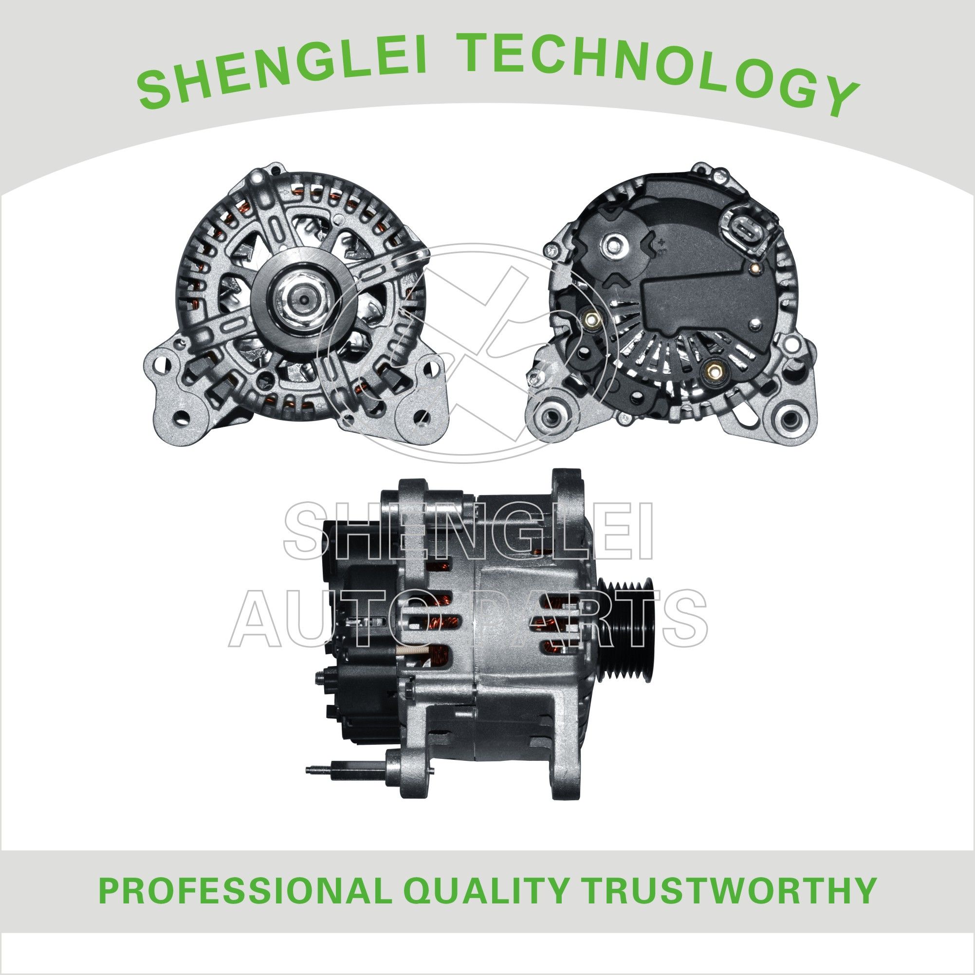 Car Alternator for Volkswagen (23361 0124325044 03C903023B 12V 110A)