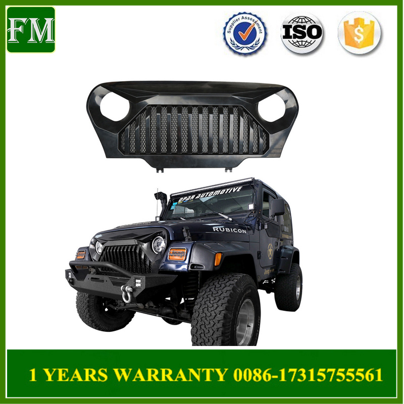 Angry Bird Front Grille Face for Jeep Wrangler Tj 1997-2006
