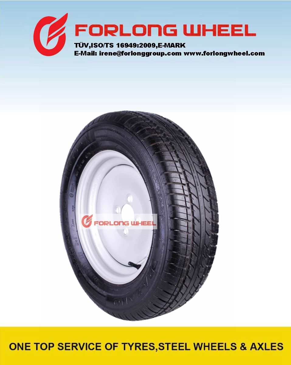 13inch Agricultural Trailer Tyres and Steel Wheels Assembled
