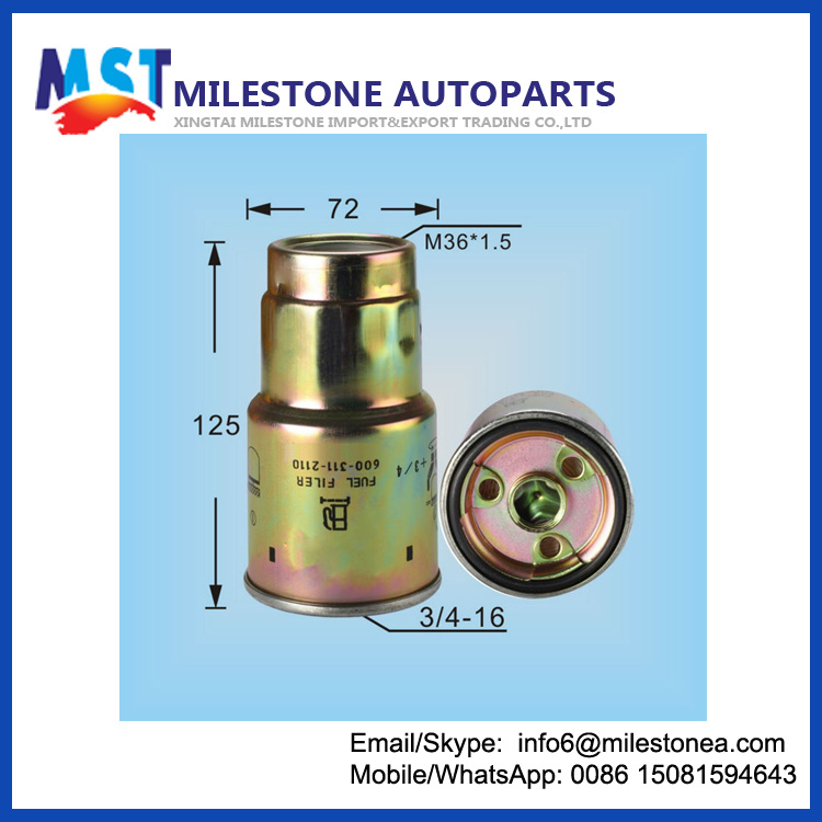 Komatsu Fuel Filter 600-311-2110 for Heavy Duty Truck
