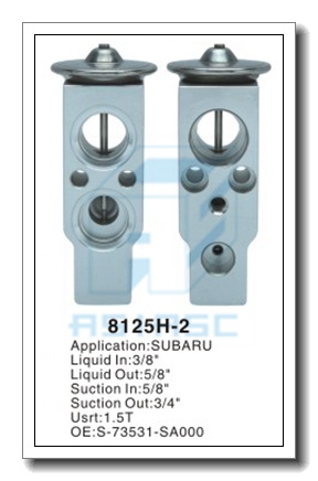 Customized Thermal Aluminum Expansion Valve for Auto Refrigeration MD8125h-2