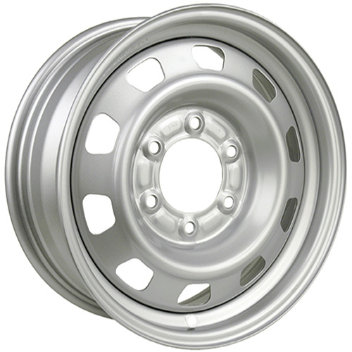 16X6 (6-139.7) Silver Steel Wheel Rim