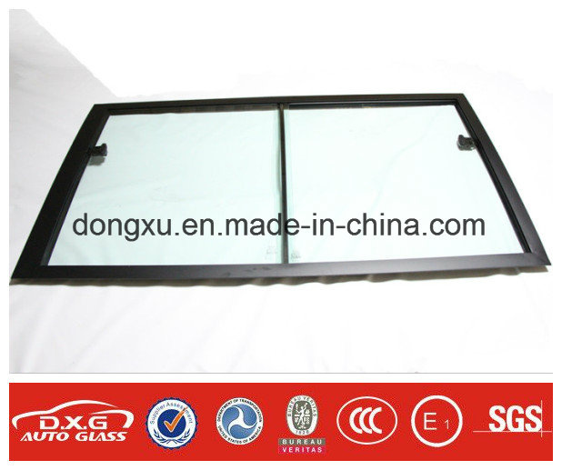 Car Glass Frame with Glass for Toyota Coaster Bb30