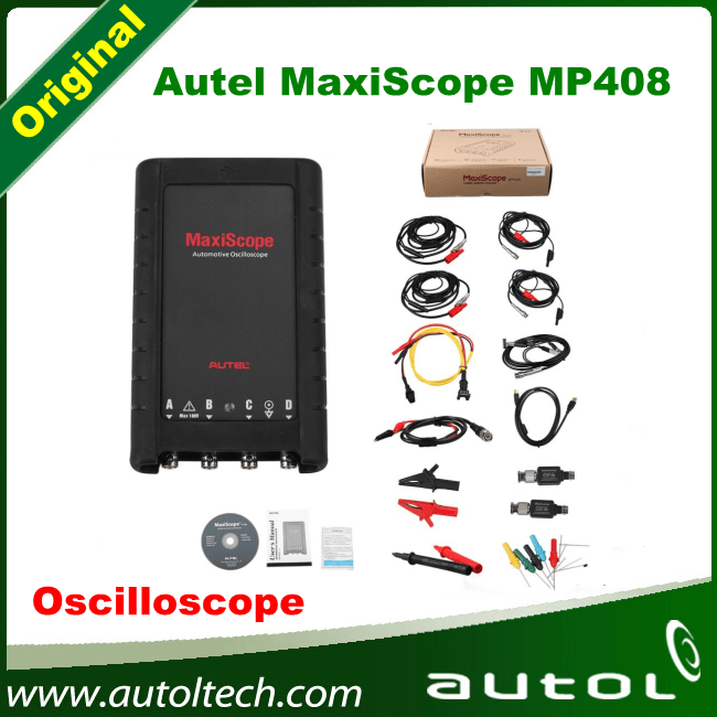 100% Original Autel Maxiscope MP408 4 Channel Automotive Oscilloscope Basic Kit Works with Maxisys Tool--Maxiscope MP408
